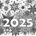 Coloriages Bonne année 2025