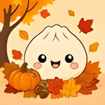 Coloring Pages Squishy Dumpling - Autumn