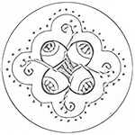 Coloring Pages Easter's mandalas