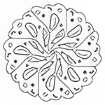 Coloring Pages Fall's Mandalas