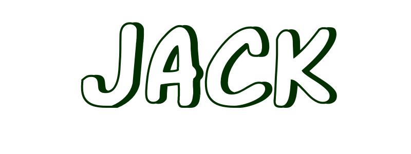 Coloring Page First Name Jack Printable Coloring Pages