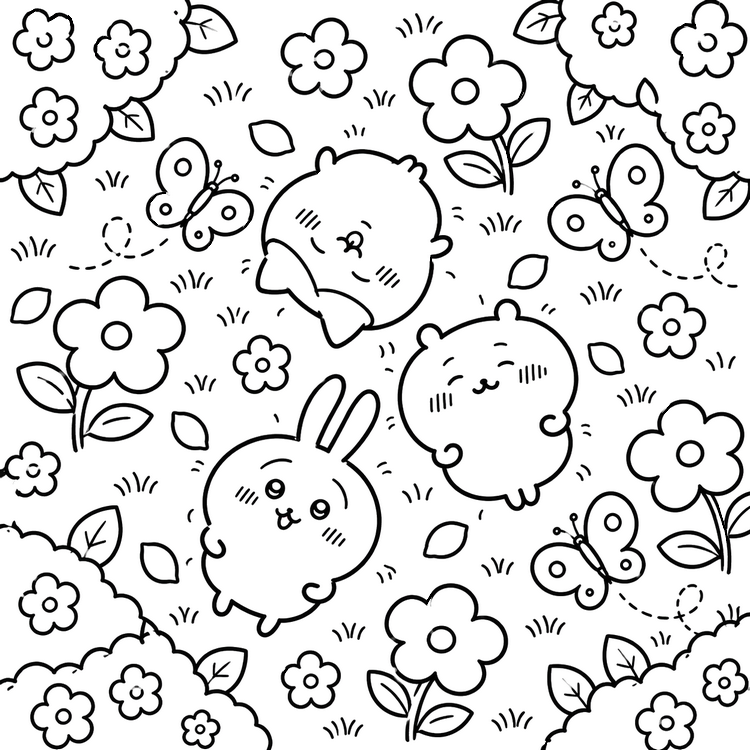 Online coloring - Chiikawa