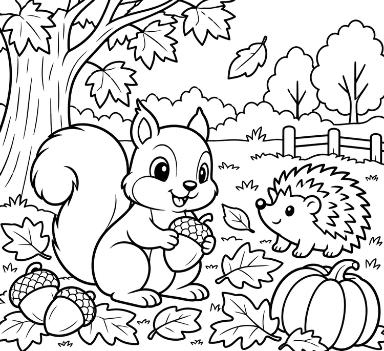 Online coloring Fall