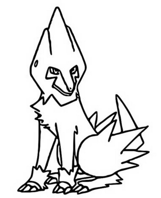 manectric coloring pages