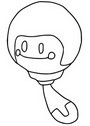 Coloring page Tadbulb